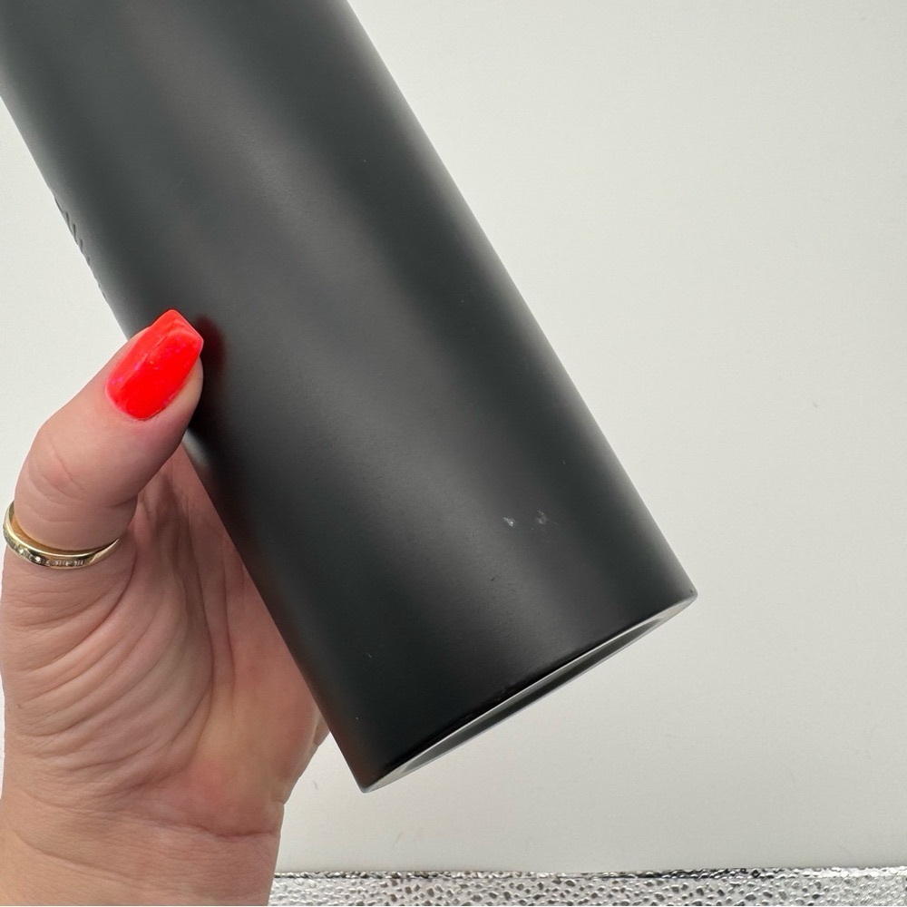 Starbucks Matte Black Tumbler Cup Venti Double Walled Stainless Cold Cup 20 oz - Picture 12 of 13